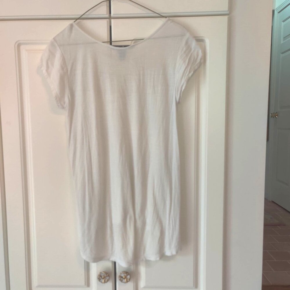 American Rag White Lace Women's T-Shirt, Size Small - Picture 2 of 2